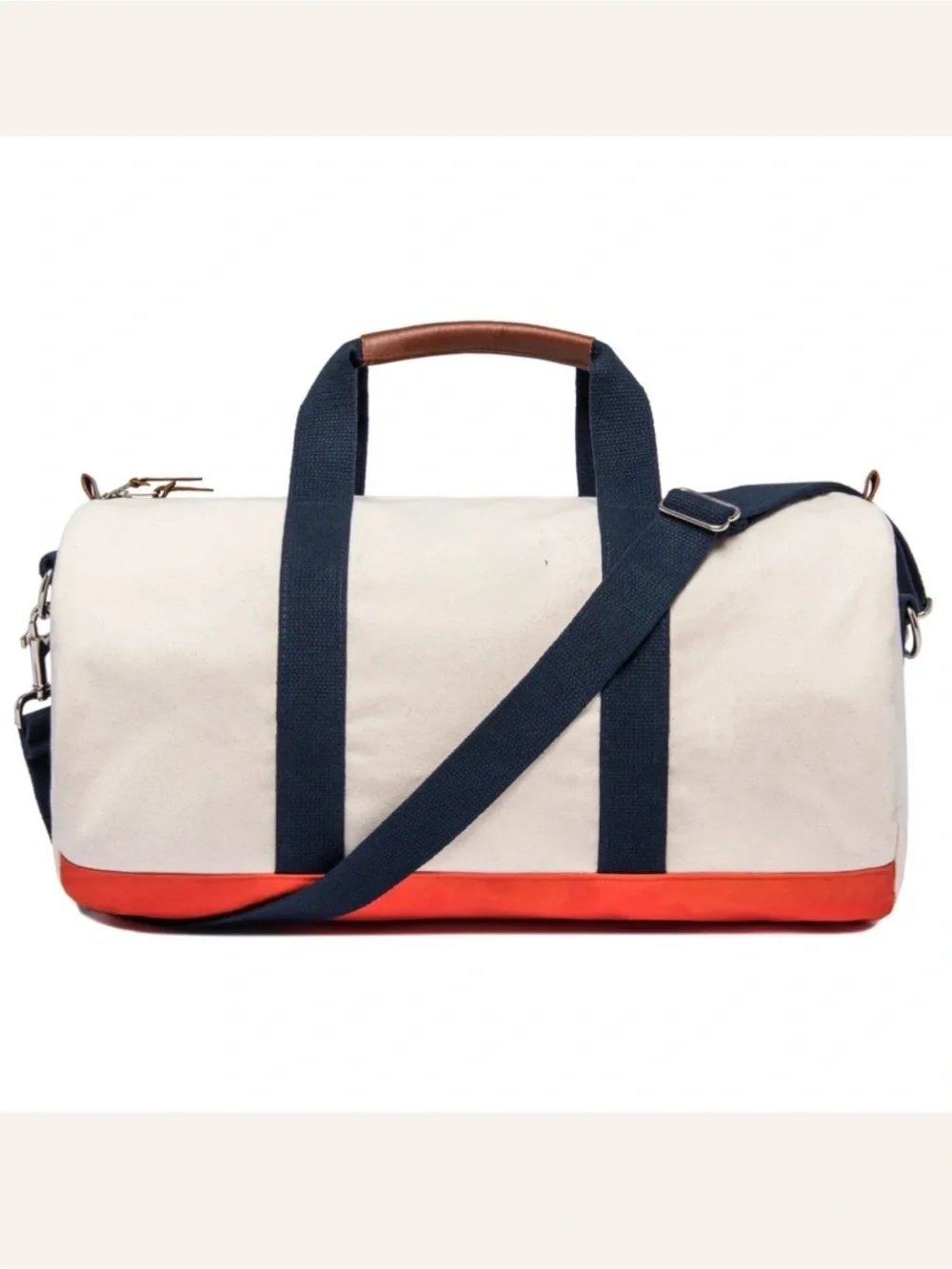 New Jack and Mulligan Kennedy Duffel Bag Leather Patch branded